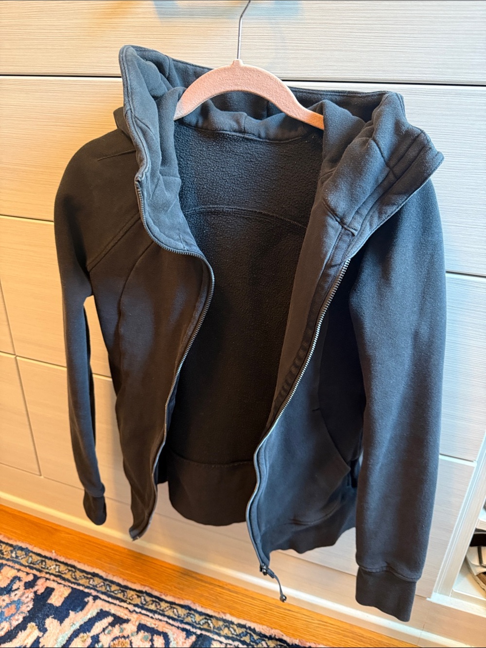 lululemon athletica Black Hooded Zip Jacket